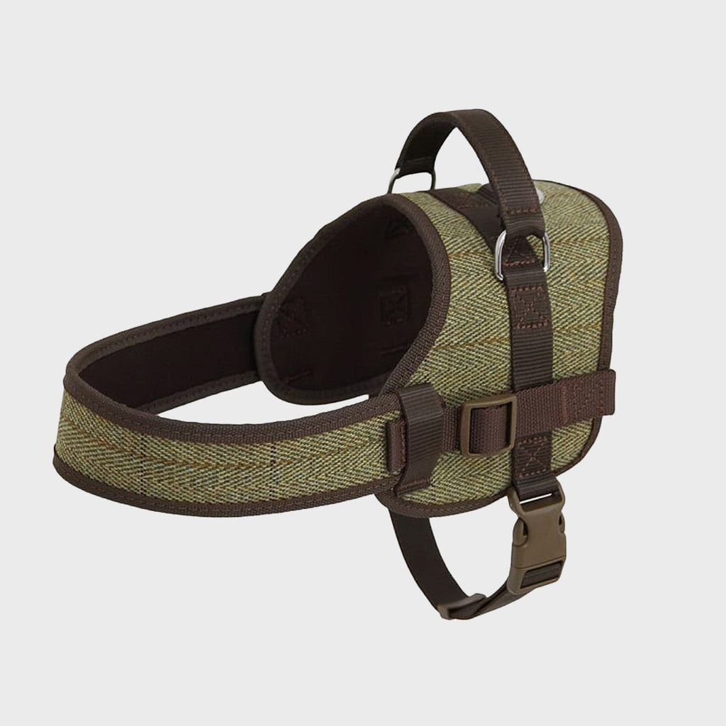 Green Tweed Harness - Slickers ‚óä Doghouse