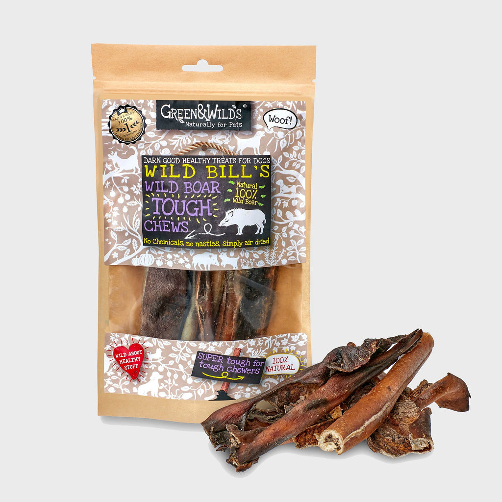 Wild Boar Tough Chews 160g - Slickers ◊ Doghouse