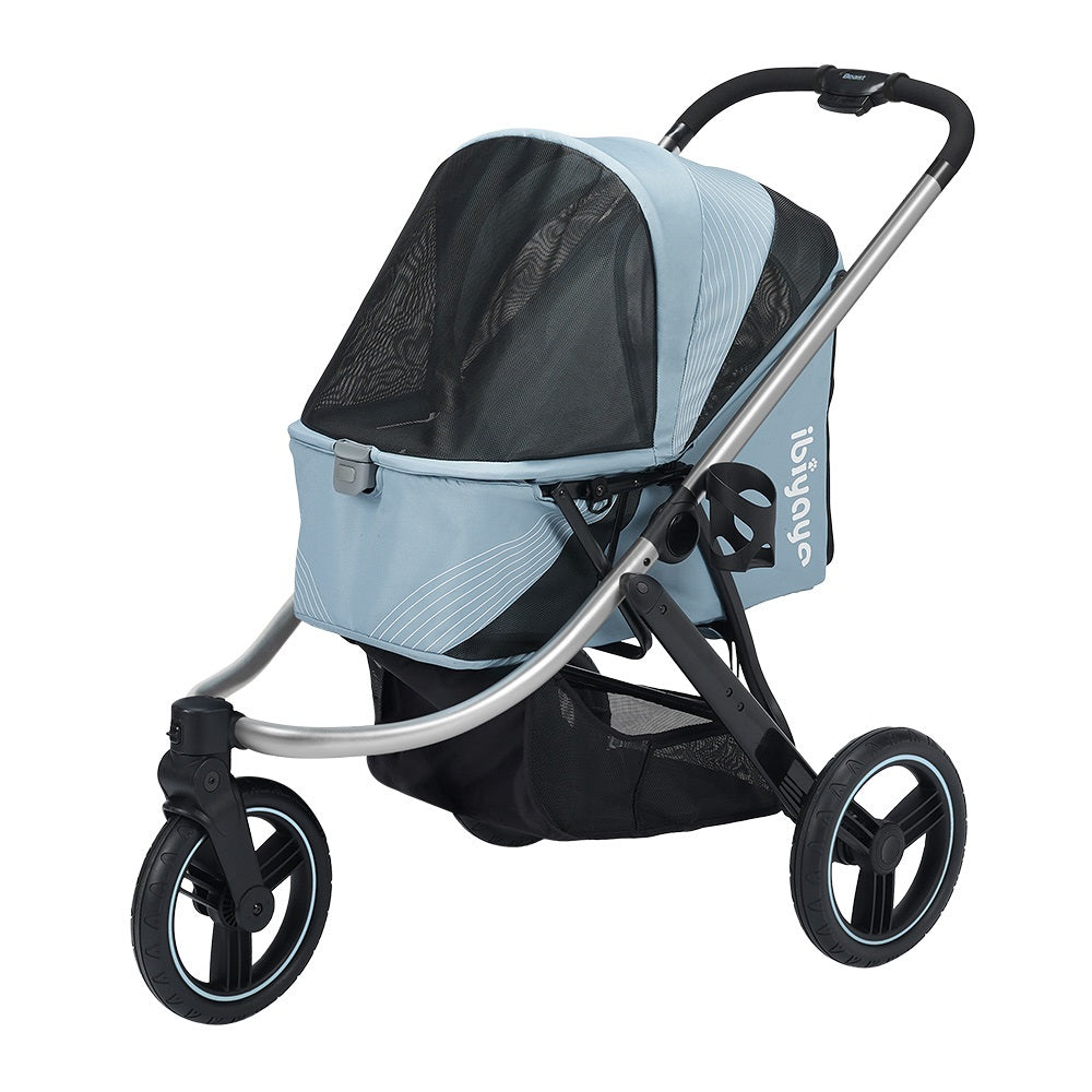 Ibiyaya STROLLER The Beast Pet Jogging Stroller Flash Grey