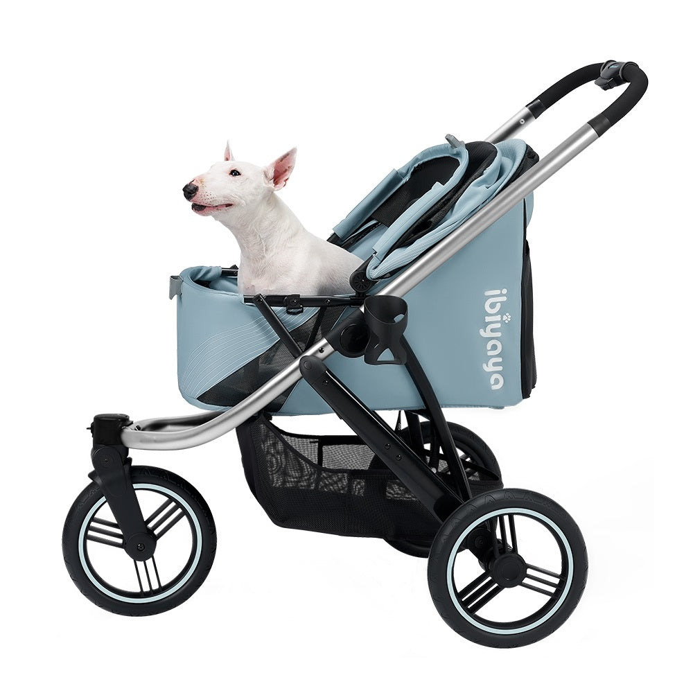 Ibiyaya STROLLER The Beast Pet Jogging Stroller Flash Grey