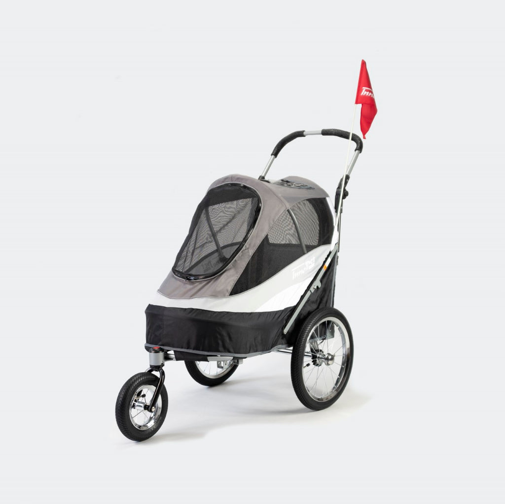 Innopet STROLLER Black / Silver InnoPet Sporty Dog Trailer Deluxe