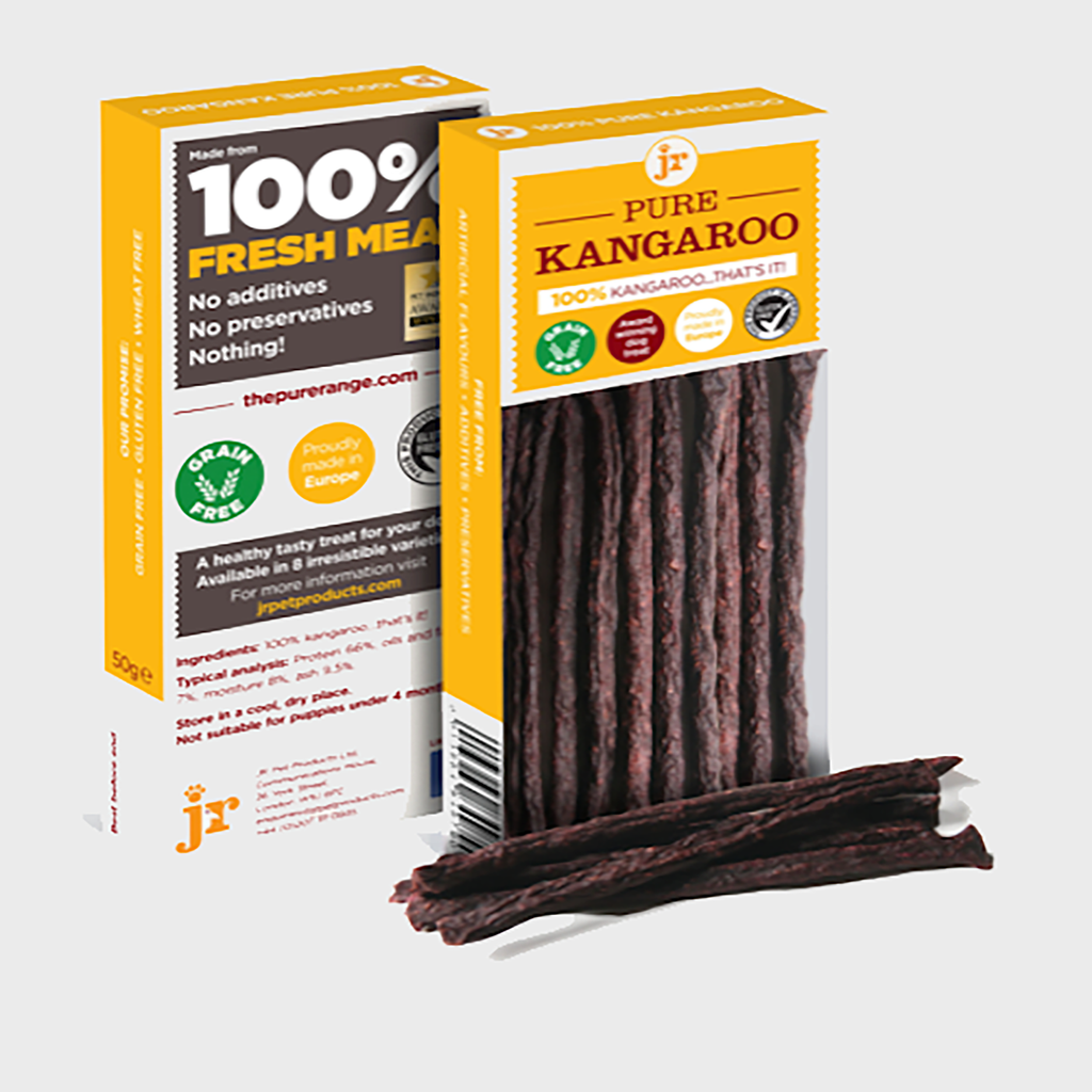 JR Pet Products Dog Treats Pure Kangaroo Sticks 50g