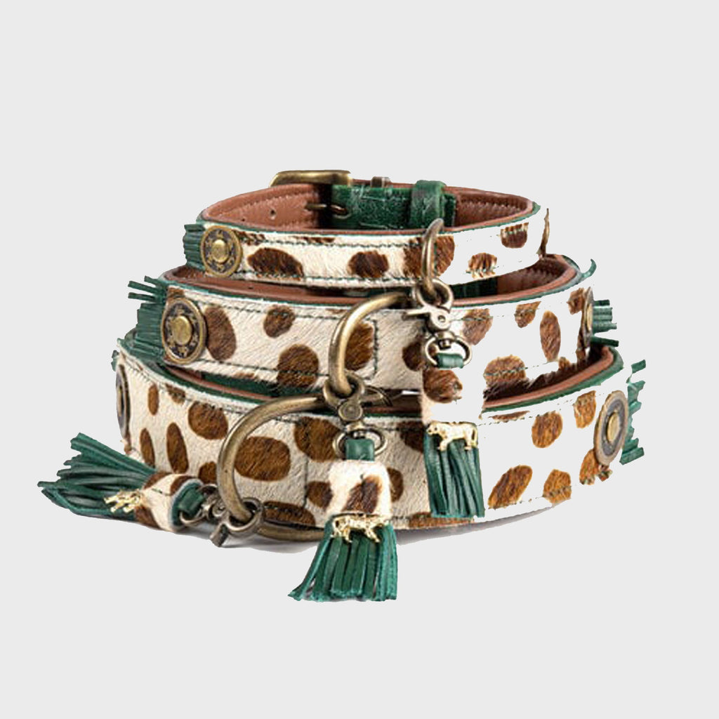 Lords and Labradors Collar XS Ivy dog collar with animal print - Dog with a Mission