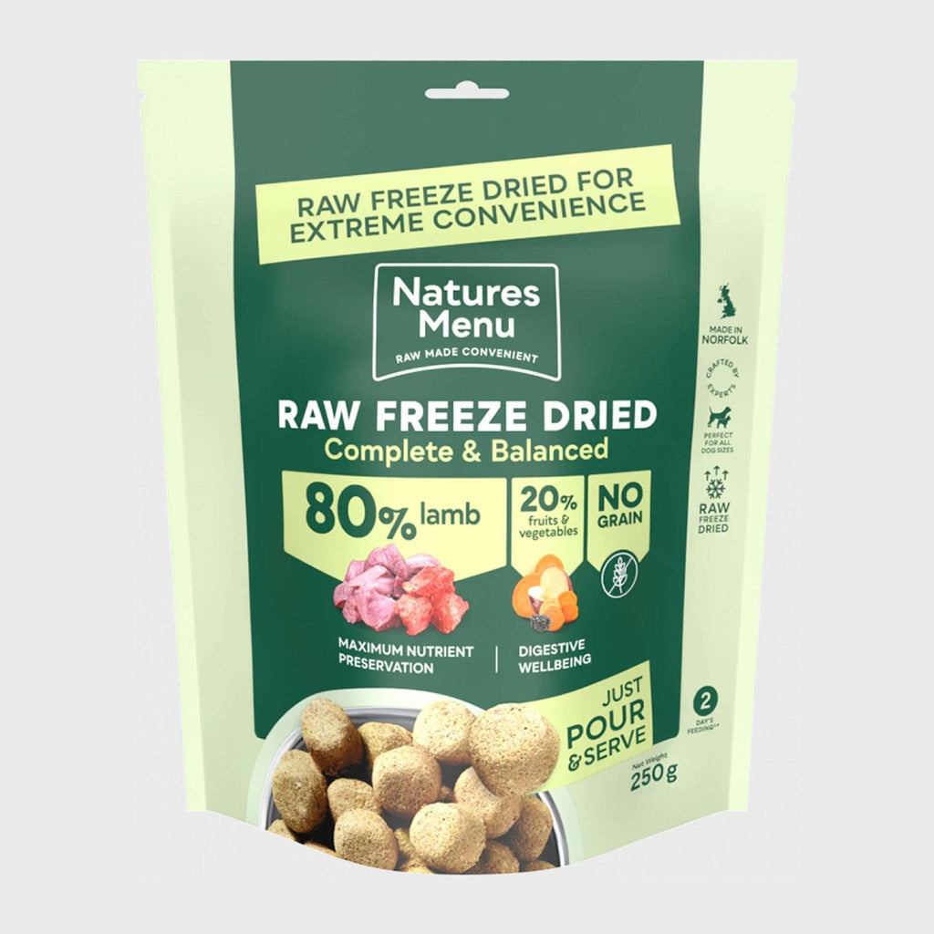 COMPLETE RAW FREEZE DRIED FOOD 80/20 LAMB - Slickers ‚óä Doghouse