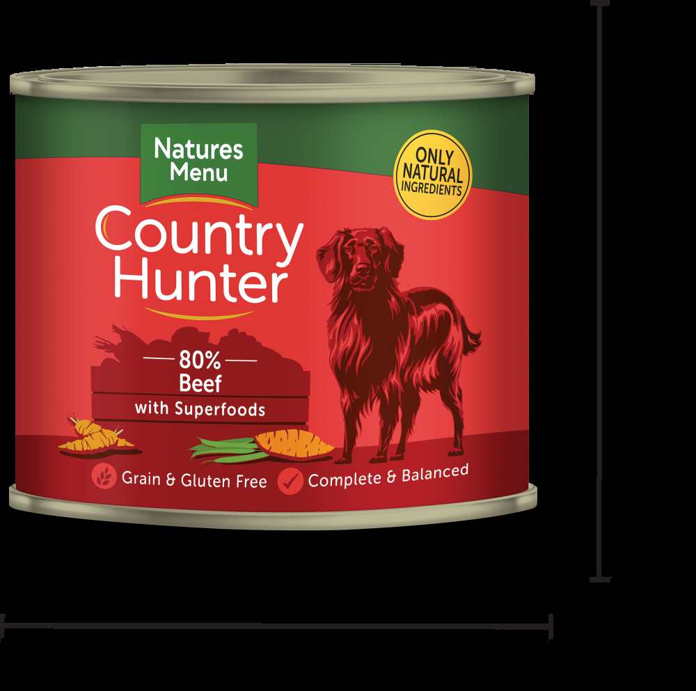 Natures Menu wet food BEEF WITH SUPERFOOD CANS 600g