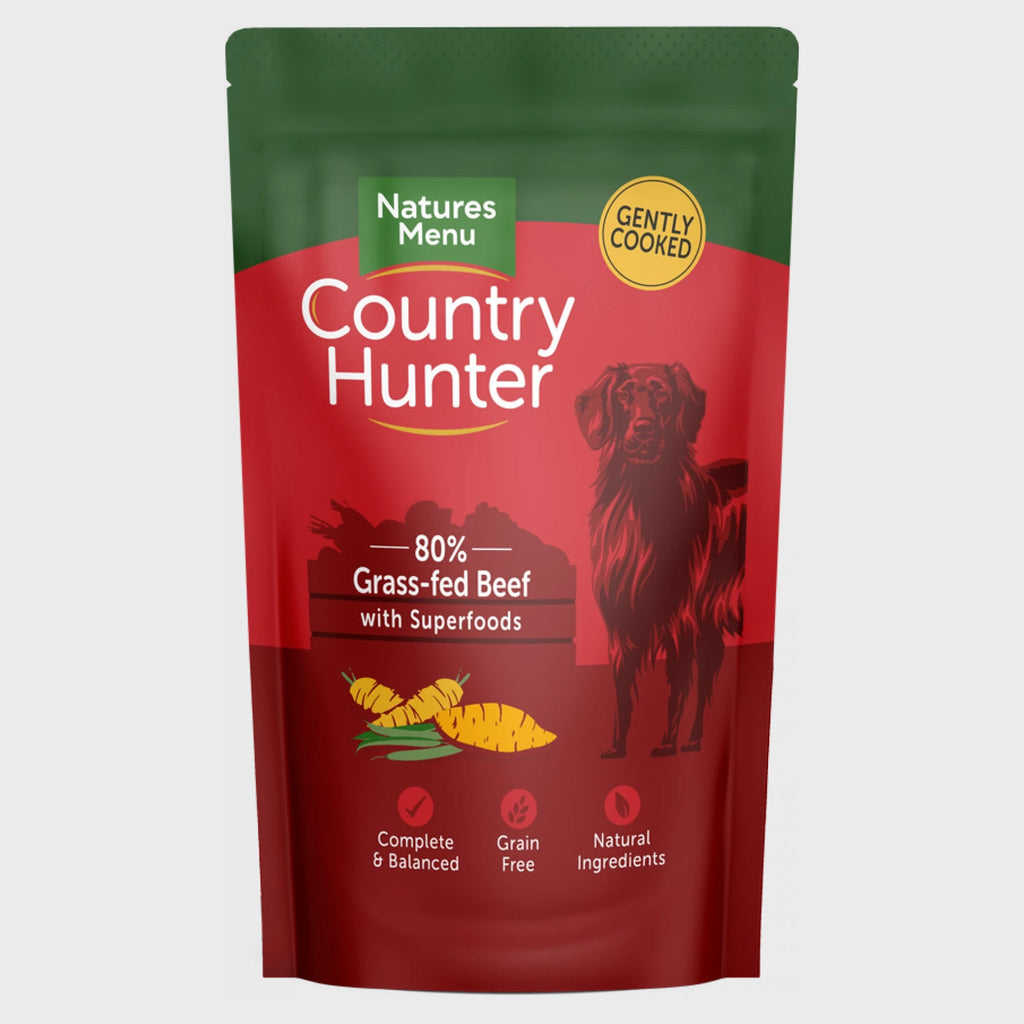 Natures Menu wet food DOG POUCHES GRASS GRAZED BEEF