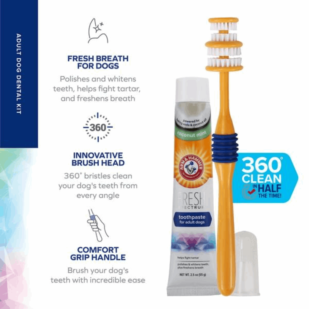 Pedigree Wholesale Tooth Care Arm & Hammer Fresh Coconut Dental Kit for Dogs