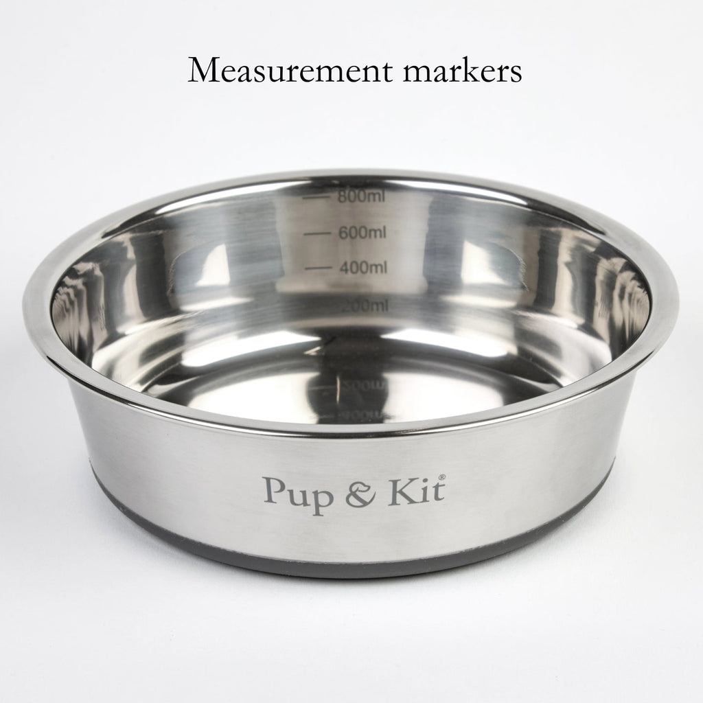 Pup & Kit Animals & Pet Supplies Lid-it Pet Bowl with Stay-Fresh Lid